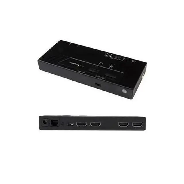 Alt view image 3 of 7 - StarTech.com 2x2 HDMI Matrix Switch - 4K with Fast Switching, Auto-sensing and Serial Control