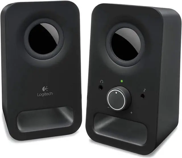Alt view image 3 of 7 - Logitech Surround Sound Speakers Z150 Midnight Black MacBook/Laptop System