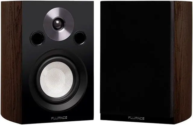 Alt view image 2 of 7 - Fluance Reference Compact Surround Sound Home Theater 5.1 Channel Speaker System including 2-Way Bookshelf, Center Channel, Rear Surround Speakers and DB10 Subwoofer - Natural Walnut (X851WC)
