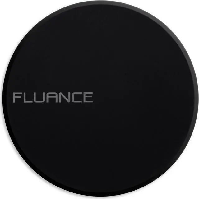 Alt view image 3 of 7 - Fluance Cork Platter Mat and HiFi Vinyl Record Weight 760 gram Steel LP Disc Stabilizer Turntable Accessory with Rubberized Coating and Protective Velvet Pad for Vibration Damping (RW03)