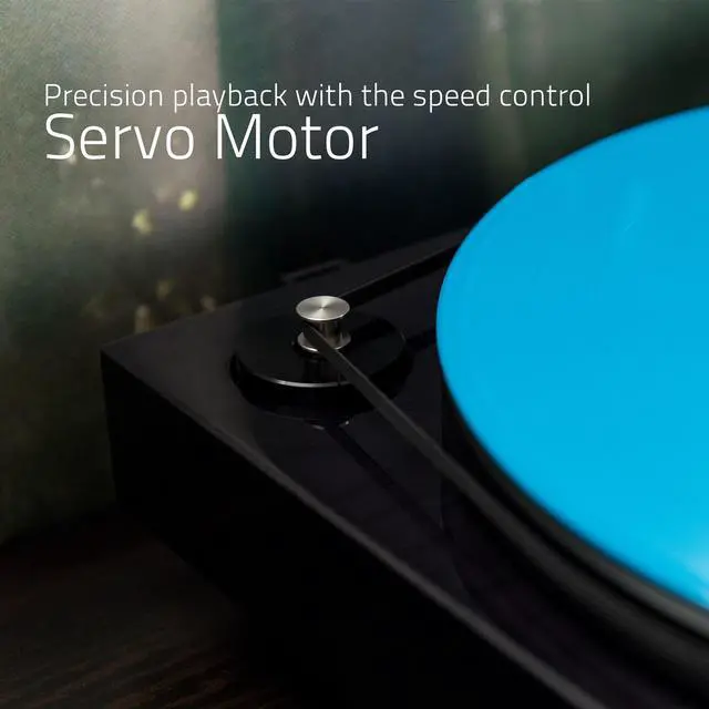 Alt view image 10 of 14 - Fluance RT83 Reference High Fidelity Vinyl Turntable Record Player with Ortofon 2M Red Cartridge, Speed Control Motor, High Mass MDF Wood Plinth, Vibration Isolation Feet - Piano Black