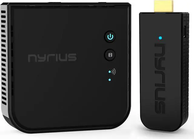 Alt view image 14 of 20 - Nyrius ARIES Pro Wireless HDMI Transmitter and Receiver To Stream HD 1080p 3D Video From Laptop, PC, Cable, Netflix, YouTube, PS4, Drones, Pro Camera, To HDTV/Projector/Monitor (NPCS600)