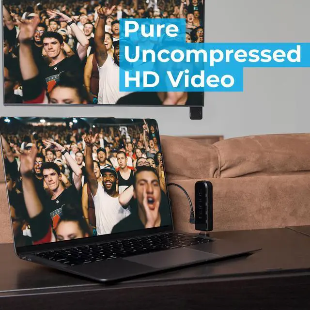 Alt view image 16 of 20 - Nyrius ARIES Pro Wireless HDMI Transmitter and Receiver To Stream HD 1080p 3D Video From Laptop, PC, Cable, Netflix, YouTube, PS4, Drones, Pro Camera, To HDTV/Projector/Monitor (NPCS600)