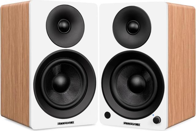 Powered bookshelf speakers with best sale sub out