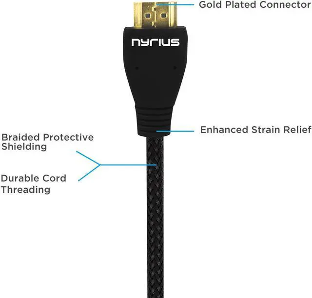 Alt view image 6 of 10 - Nyrius ARIES Home+ Wireless HDMI 2x Input Transmitter & Receiver for Streaming HD 1080p 3D Video and Digital Audio (NAVS502) - BONUS Additional Nyrius HDMI Cable Included
