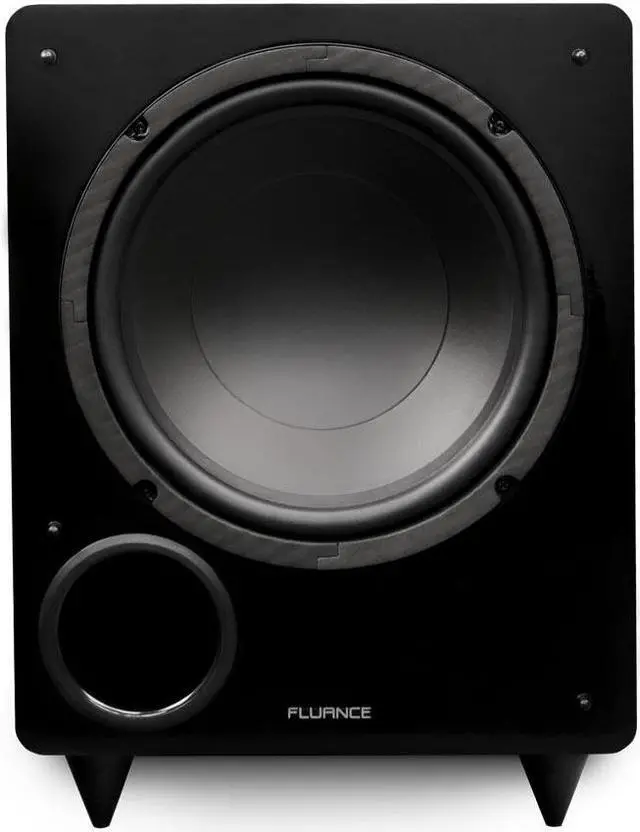 Alt view image 13 of 14 - Fluance DB10 10-inch Low Frequency Ported Front Firing Powered Subwoofer for Home Theater & Music