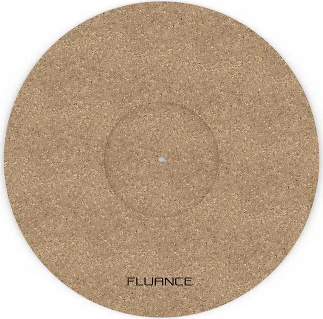 Alt view image 2 of 3 - Fluance Turntable Cork Platter Mat - Audiophile Grade Improves Sound & Performance for Vinyl Record Players (TA21)