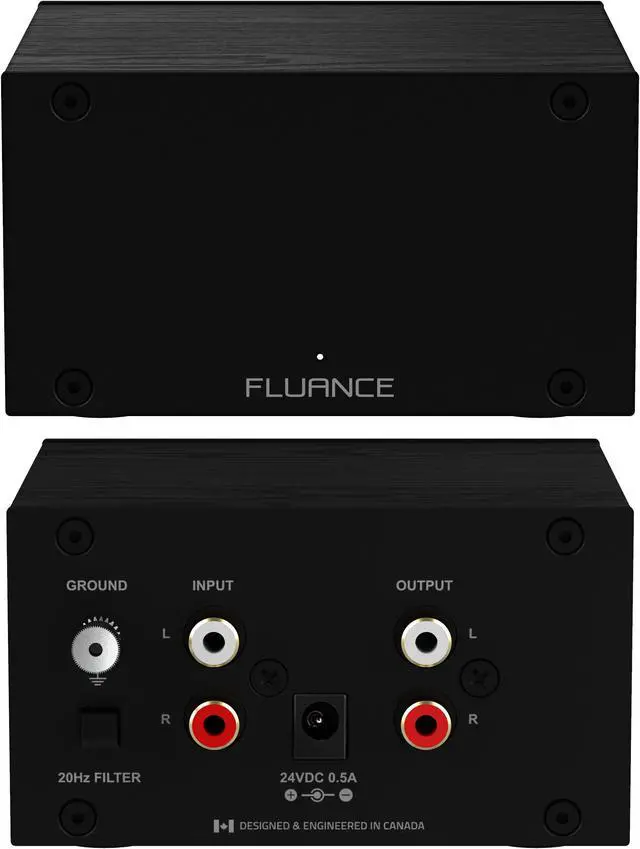 Alt view image 9 of 10 - Fluance PA10 High Fidelity Phono Preamp (Preamplifier) with RIAA Equalization for MM Turntables/Vinyl Record Players