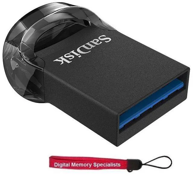 Main image of SanDisk 128GB USB 3.1 128G SDCZ430 CZ430 Ultra Fit 130MB/s SDCZ430-128G Flash Pen Drive with Lanyard