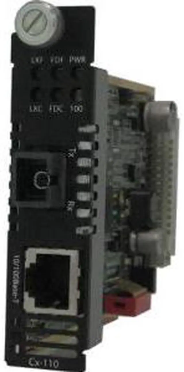 Main image of Perle CM-110-M1SC2U - 10/100 Fast Ethernet Media and Rate Converter Managed Module