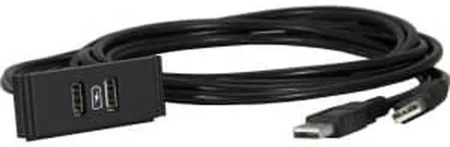 Main image of AMX Dual USB Power Module with Printed Charging Symbol