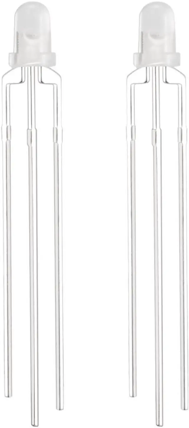Main image of 50pcs 3mm Red Blue Misty Common Cathode LED Diode Electronics Emitting Light
