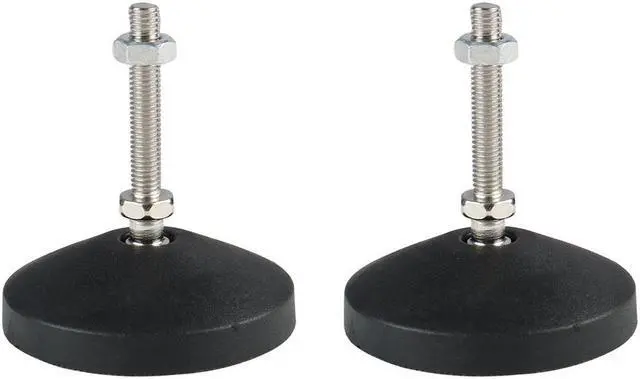 Main image of M8 x 50 x 80mm Leveling Feet Adjustable Leveler Protector for Machine Leg 2pcs