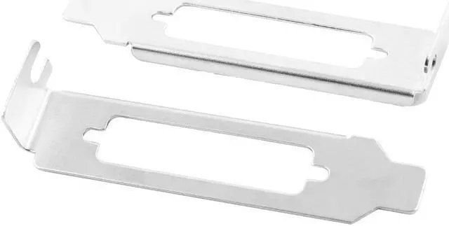 Main image of Unique BargainsDB25 LPT Parallel Port Low Profile Mini Case PCI Bracket Plate Half Size 2 PCS