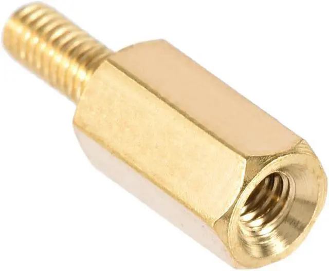 Alt view image 4 of 4 - M2.5x9mm+6mm Male-Female Brass Hex PCB Motherboard Spacer Standoff for FPV Drone Quadcopter, Computer & Circuit Board 100pcs