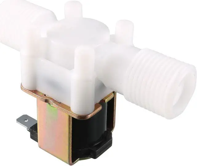 Alt view image 3 of 3 - AC110V G1/2 Plastic Water Electric Solenoid Valve Normally Closed N/C Pressure Water Inlet Flow Switch