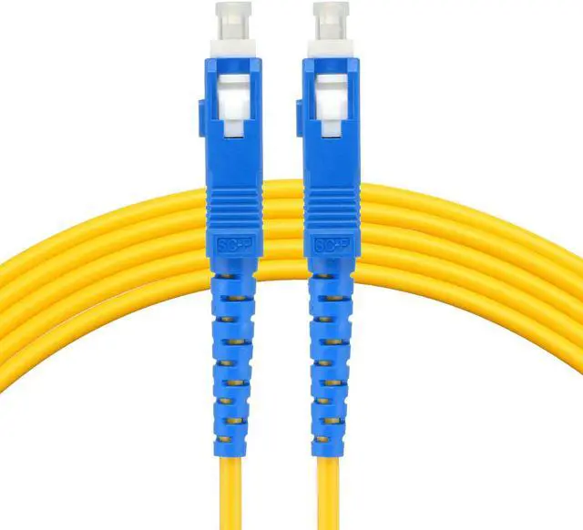 Main image of Fiber Cable,10 Meters 33Ft SC to SC Duplex 9/125 Single-mode Fiber Optic Cable Jumper Optical Patch Cord SC-SC