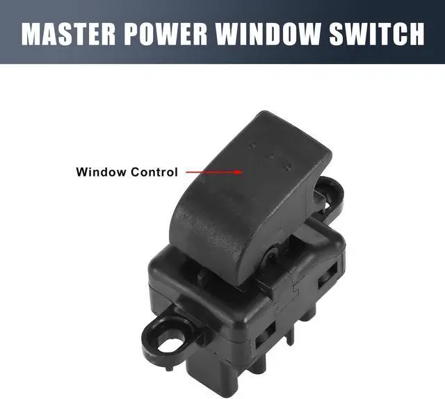 Alt view image 3 of 6 - B32H-66-370 Car Power Window Switch Replacement Black for Mazda 3 2004-2009