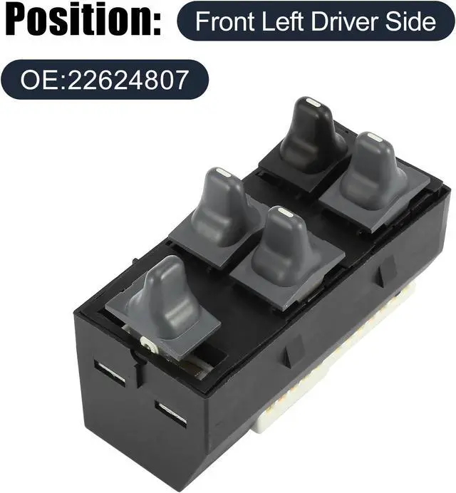 Alt view image 2 of 6 - 22624807 Car Left Hand Power Window Switch for Pontiac Grand Am 1996-2005