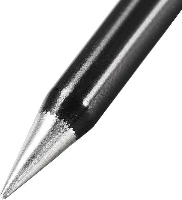 Alt view image 4 of 4 - 5mm x 70mm Lead-free Soldering Iron Tip Replacement Solder Conical Tip 60W Black 2pcs