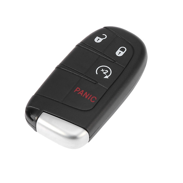 3-Button Fobik Keyless Entry Remote Key Fob For 2012 Dodge Grand Caravan – Uncut Metal Key – FCC IYZ-C01C