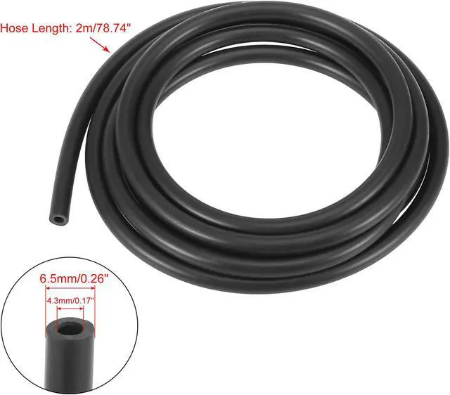 Alt view image 4 of 6 - 7pcs Front Windshield Washer Nozzles Kit for Dodge for Ram for Chrysler 2 Meters Windshield Washer Hose with Connectors Replaces 5113049AA