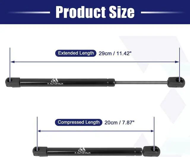 Alt view image 3 of 6 - 2pcs Rear Trunk Lift Supports Struts Shocks Gas Spring 05065659AA for Chrysler 300 2005-2008