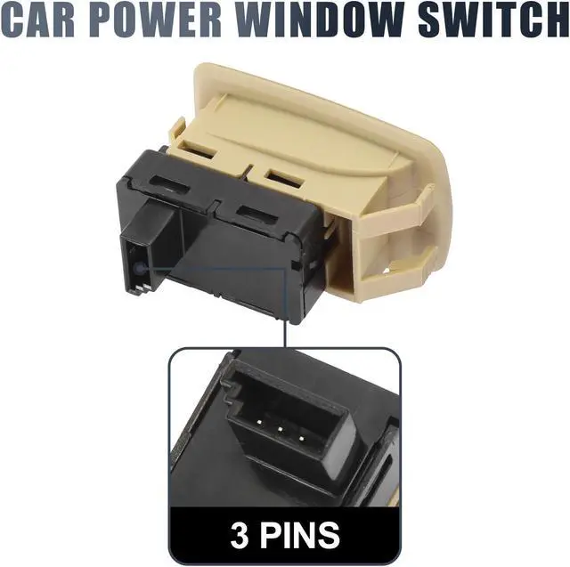 Alt view image 4 of 7 - 61316945876 Car Power Window Switch for BMW 325i X5 X6 335i 323i 328i X3 328xi 325d