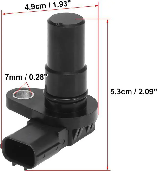 Alt view image 2 of 6 - G4T07982 Car Engine Replacement Crankshaft Position Sensor Black for Subaru