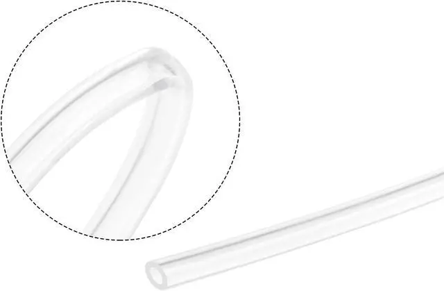 Alt view image 4 of 5 - Clear Silicone Tubing, 3/32"(2mm) ID 5/32"(4mm) OD 8ft, Flexible Silicone Tube for Air Water Pipe Pump Transfer