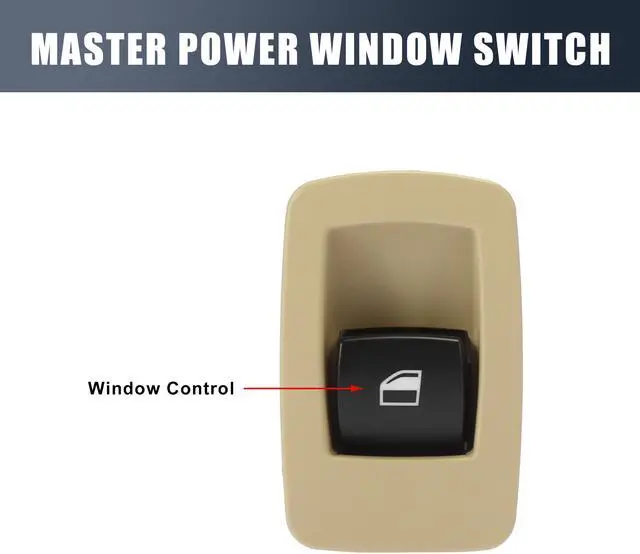 Alt view image 3 of 7 - 61316945876 Car Power Window Switch for BMW 325i X5 X6 335i 323i 328i X3 328xi 325d
