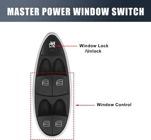 Alt view image 3 of 7 - 2118213679 Car Power Window Switch for Mercedes-Benz E550 CLS550 E500 E350 E320 E300 CLS500