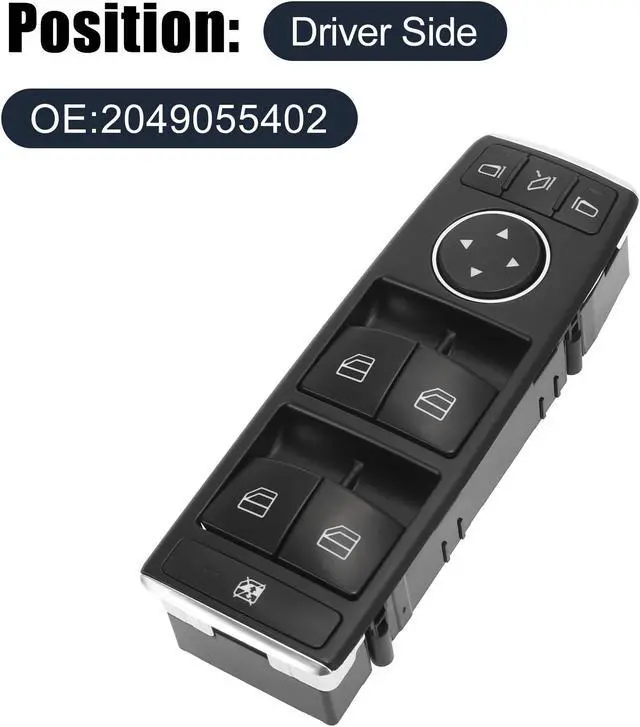 Alt view image 2 of 7 - 2049055402 Car Power Window Switch for Mercedes-Benz E350 C250 GLK350 E500 C300