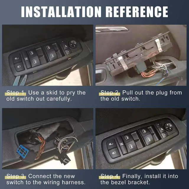 Alt view image 5 of 7 - 61319217332 Car Power Window Switch for BMW 328i 325i 335xi 330i 328xi 335d M3 330xi