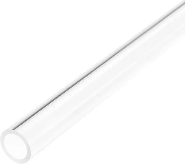 Main image of Clear Rigid Acrylic Pipe 10.4mm ID x 14mm OD x 0.5m, 1.8mm Wall Round Tube
