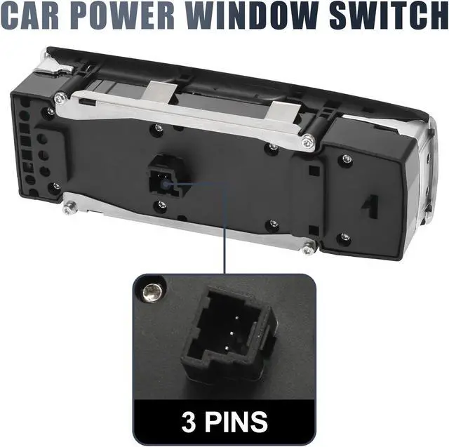 Alt view image 4 of 7 - 1669054400 Car Power Window Switch Black for Mercedes-Benz ML350 2012-2015