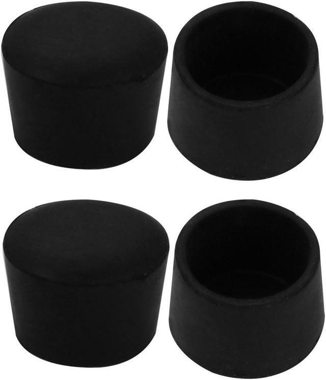 Main image of 4pcs Furniture Desk Chair Round Rubber Leg Tip Cap 35mm Inner Diameter Black