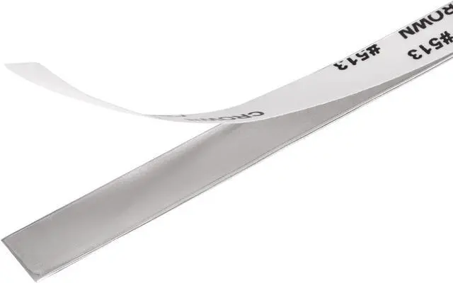 Alt view image 4 of 5 - Center Finding Ruler 250mm-0-250mm Table Sticky Adhesive Tape Measure, Aluminum Track Ruler with Holes, (from the Middle).