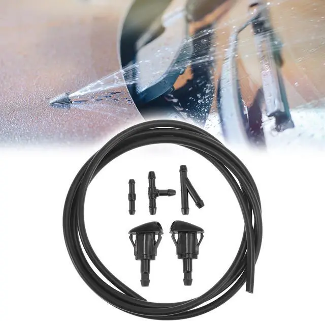 Alt view image 2 of 7 - Car Front Windshield Washer Nozzles Kit 85381AA010 85381-AA010 for Toyota Corolla 1999-2008
