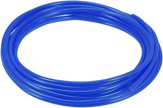 Main image of Pneumatic Air Tubing, 6mm OD x 4mm ID 7m (275 Inch) PU Polyurethane Air Compressor Tubing Hose Pipe Blue