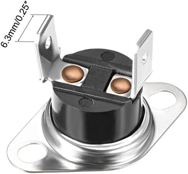 Alt view image 3 of 4 - KSD301 Thermostat, Temperature Control Switch 40°C 10A Normally Open N.O 2 Pcs