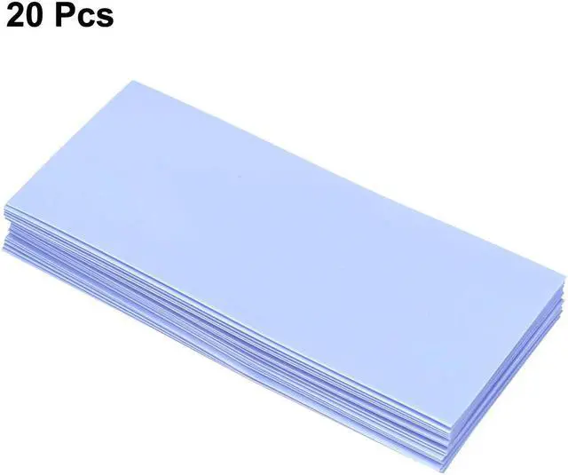Alt view image 3 of 4 - Heat Shrink Tubing 29.5mm Flat Width Pre Cut Heat Shrink Wrap Tube for 18650 72mm Length Light Blue 20pcs