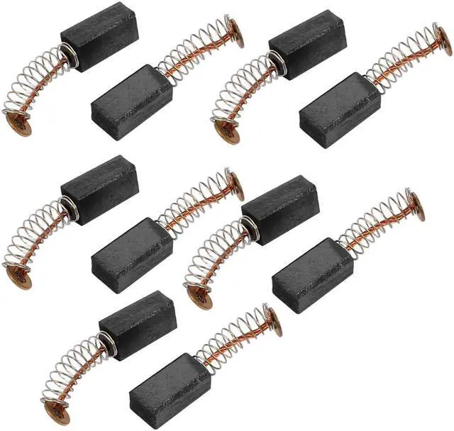 Main image of 5 Pairs 12x6x5mm Carbon Brushes Power Tool for Electric Hammer Drill Motor