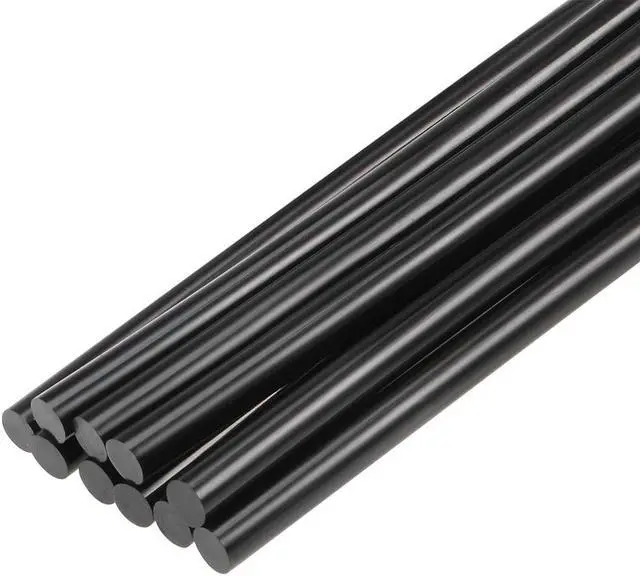 Main image of Unique Bargains 10 Pcs Black 7mm Dia Hot Melt Glue Adhesive Sticks for Electric Tool Heating Gun