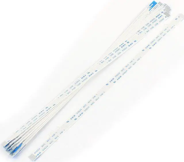 Main image of Unique Bargains 20Pcs 1.0mm Pitch 6 Pin AWM 20624 80C 60V VW-1 Flexible Flat Cable FFC 200mm