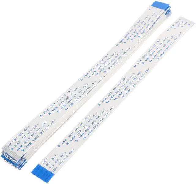 Main image of 20Pcs 1.0mm Pitch 14 Pin AWM 20624 80C 60V VW-1 Flexible Flat Cable FFC 200mm