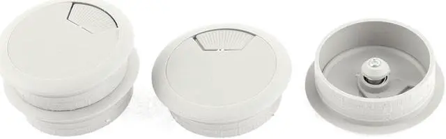 Main image of 50mm Dia Plastic Computer Table Desk Wire Cable Hole Cover Grommets 4pcs