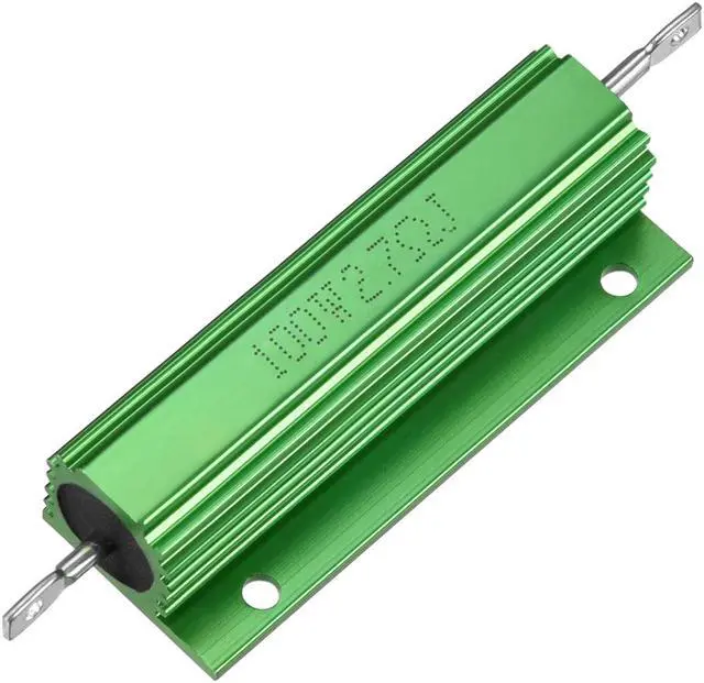 Main image of Aluminum Case Resistor 10W 2.2 Ohm Green Wirewound for LED Rod Post 10W2.2RJ