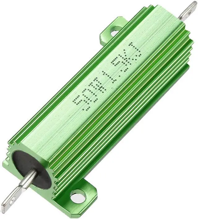 Main image of Unique Bargains 50W 1.5k Ohm Aluminium Housing Chassis Mount Wirewound Power Resistor Green 1pcs