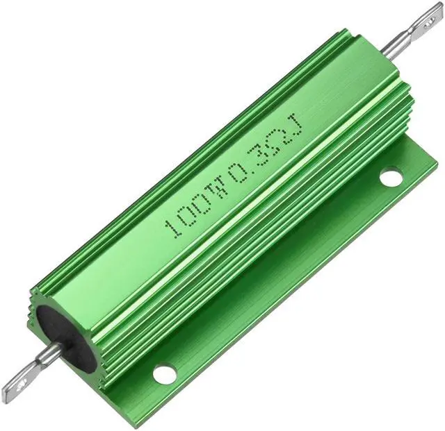 Main image of Unique Bargains Aluminum Case Resistor 100W 0.3 Ohm Wirewound for LED Replacement Converter